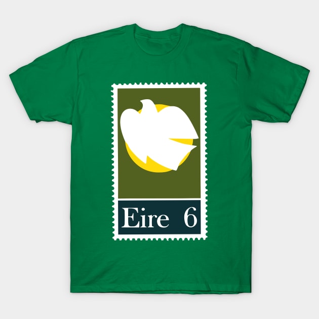 Eire 6 Postage Stamp T-Shirt by feck!